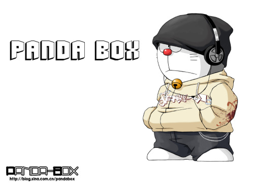 doraemon - panda box
